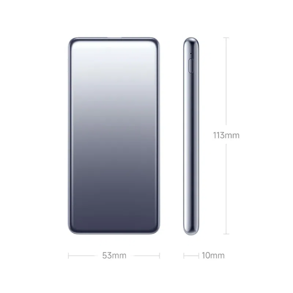 Ультратонкий внешний аккумулятор Xiaomi Ultra Thin Power Bank 5000mAh Silver (PB0520MI)