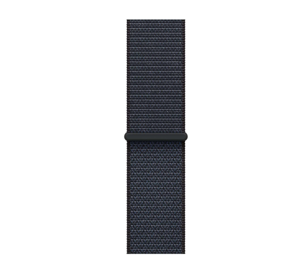 Apple Watch SE (2024), 40 мм корпус из алюминия цвета «Silver», ремешок Sport Loop цвета «Ink»