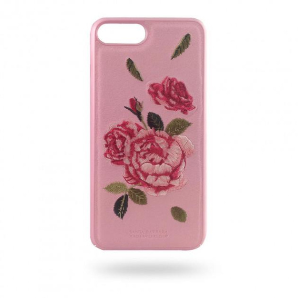 Чехол Santa Barbara для iPhone 7/8/SE Flowers, цвет Розовый (SB-IP7SPPLA-RED)