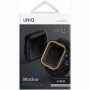 Чехол Uniq Moduo interchangable case для Apple Watch 4/5/6/SE/7/8 44/45 мм, цвет Черный/Желтый (45MM-MDBLKMUS)