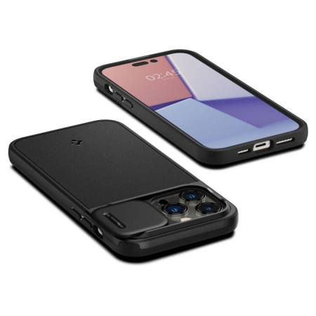 Чехол Spigen для iPhone 14 Pro Max - Optik Armor (MagFit), Черный