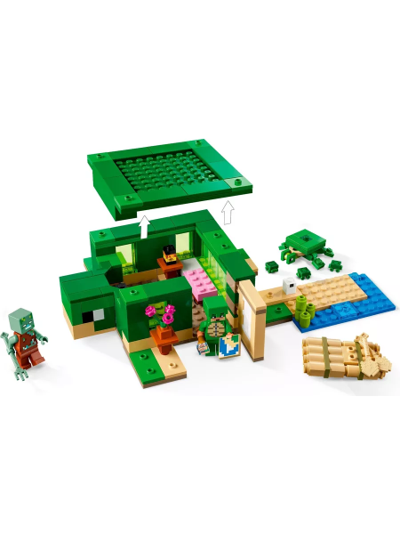 Конструктор LEGO Minecraft - Пляжный дом черепахи (21254)