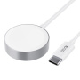 Сетевое зарядное устройство Tech-Protect Ultraboost Magnetic Charging Type-C, 120см для Apple Watch, white