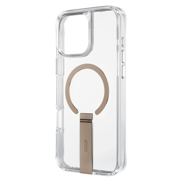 Чехол Uniq ELEVA with Vertical stand Taupe Gold (Magsafe) для iPhone 16 Pro