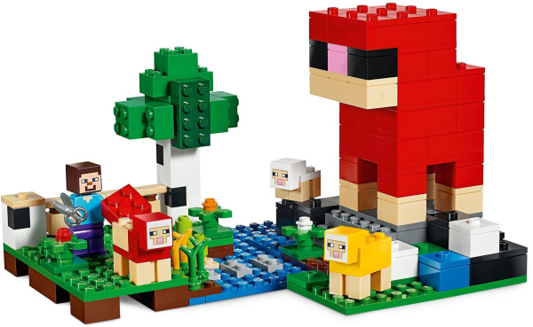 Конструктор LEGO Minecraft - Шерстяная ферма (21153)
