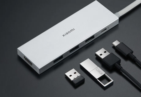 Док-станция Xiaomi Type-C 5-in-1 Docking Station 4K PD100W (XMDS05YM)