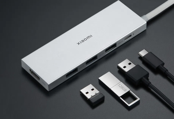 Док-станция Xiaomi Type-C 5-in-1 Docking Station 4K PD100W (XMDS05YM)