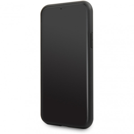 Чехол CG Mobile Karl Lagerfeld PU Leather Iconic Karl Hard Glitter для iPhone 11 Pro, цвет Черный (KLHCN58GLBK)