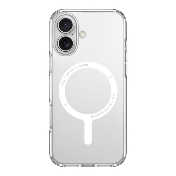 Чехол Uniq Clario Clear (MagSafe) для iPhone 16, прозрачный