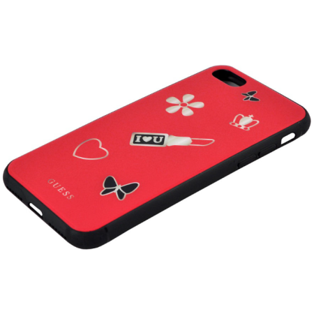 Чехол CG Mobile Guess Iconic Acrylic Hard для iPhone 7/8/SE 2020, цвет Красный (GUHCI8ACLSRE)