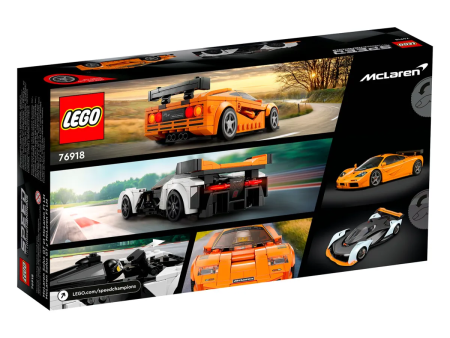 Конструктор LEGO Speed Champions - McLaren Solus GT and McLaren F1 LM (76918)