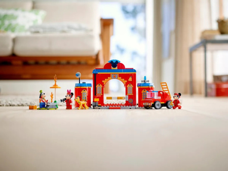 Конструктор LEGO Disney - Пожарная часть и машина Микки и его друзей (10776)