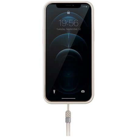 Чехол Uniq HELDRO + Band DE Anti-microbial для iPhone 12/12 Pro, цвет Бежевый камуфляж (IP6.1HYB(2020)-HELDEIC)