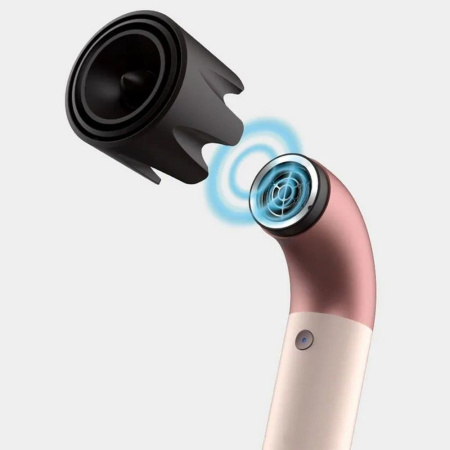 Фен для волос Beheart Hair Dryer X11 PRO EU Pink (6 насадок)