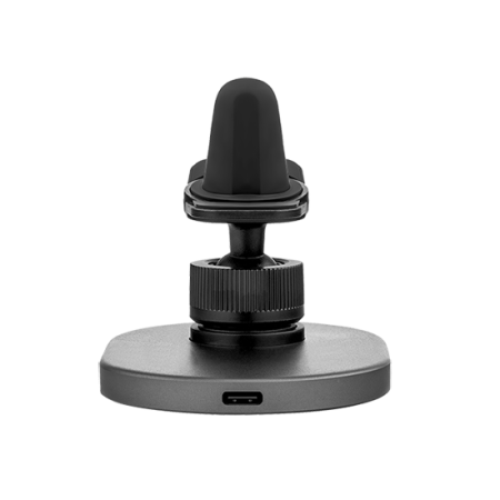 Беспроводное зарядное устройство uBear Go-Power, БЗУ, совместимое с MagSafe, c креплением на автомобильную решетку (WL08GR10-AD)
