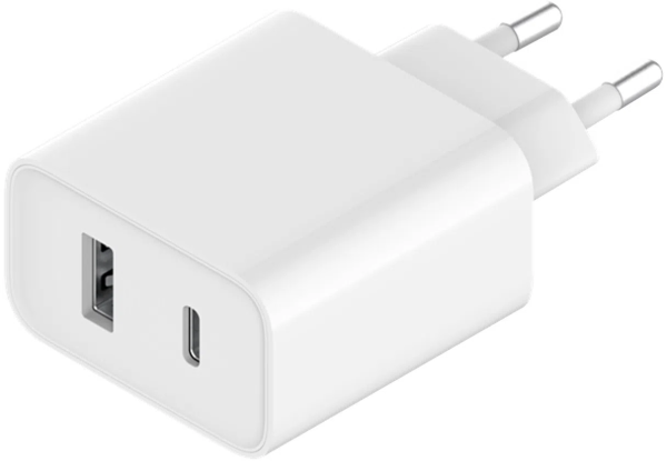 Зарядное устройство Xiaomi Mi 33W Wall Charger ( USB + Type-C) (BHR4996GL), White