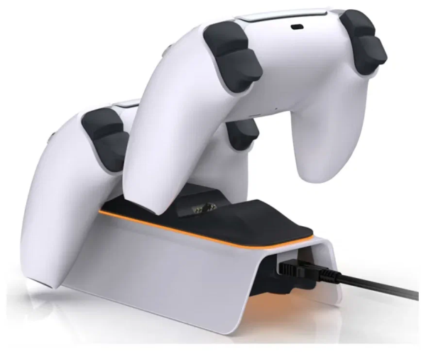 Зарядная станция DOBE для 2-х геймпадов с индикаторами заряда Playstation DualSense 5