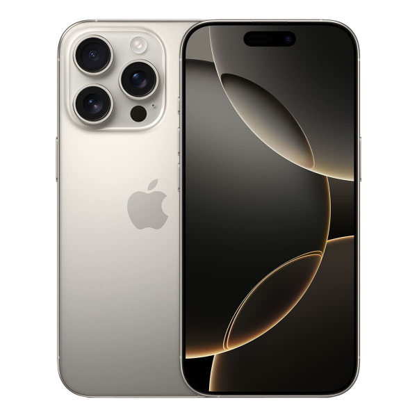 Apple iPhone 16 Pro 1Tb Natural Titanium, Натуральный титан