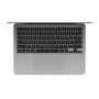 Ноутбук Apple MacBook Air 13" (M3, 8C CPU/10C GPU, 2024), 8 ГБ, 512 ГБ SSD, «серый космос» (MRXP3)