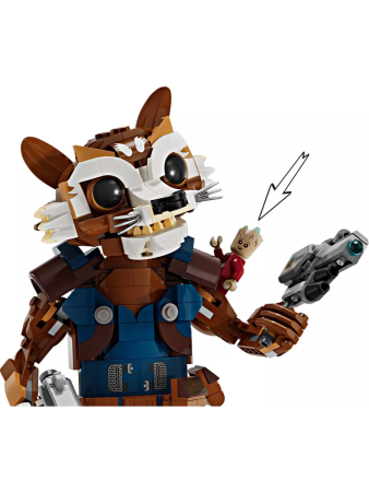 Конструктор LEGO Marvel Super Heroes - Ракета и малыш Грут (76282)