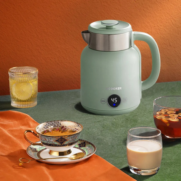 Электрический чайник Xiaomi Qcooker Retro Electric Kettle 1.5L, Зеленый CR-SH1501 (RU)