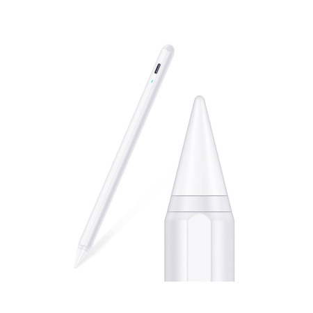 Стилус ESR для iPad магнитный + дополнительный наконечник, белый (4894240164952)