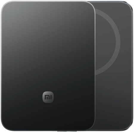 Внешний аккумулятор Xiaomi UltraThin Magnetic Power Bank 5000мАч 15W, Graphite Black