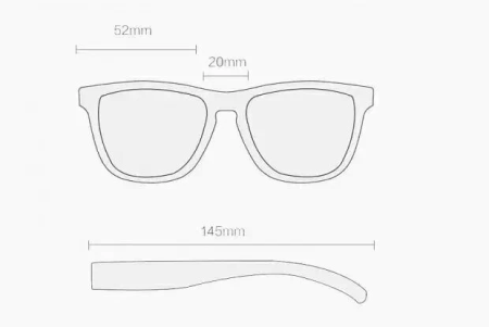Очки солнцезащитные Xiaomi Mijia Classic Square Sunglasses TYJ01TS