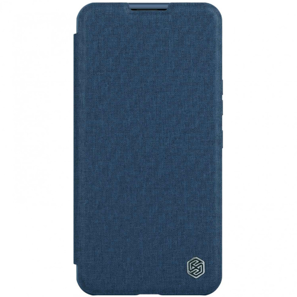 Чехол-книжка Nillkin QIN Pro (Cloth) для iPhone 14 Pro, цвет Синий (Elite Blue)