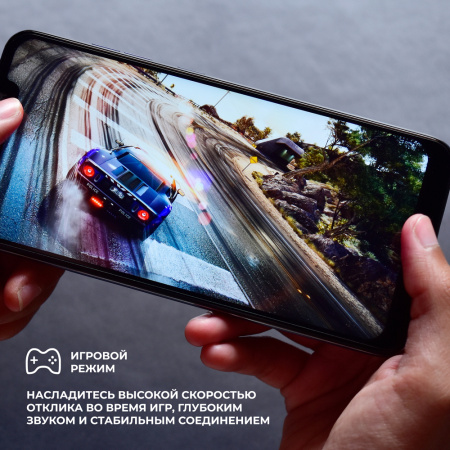 Беспроводные наушники с микрофоном Deppa Air Icon Pro, TWS, BT 5.2, 400 мАч, ANC/ENC, черный (44195)