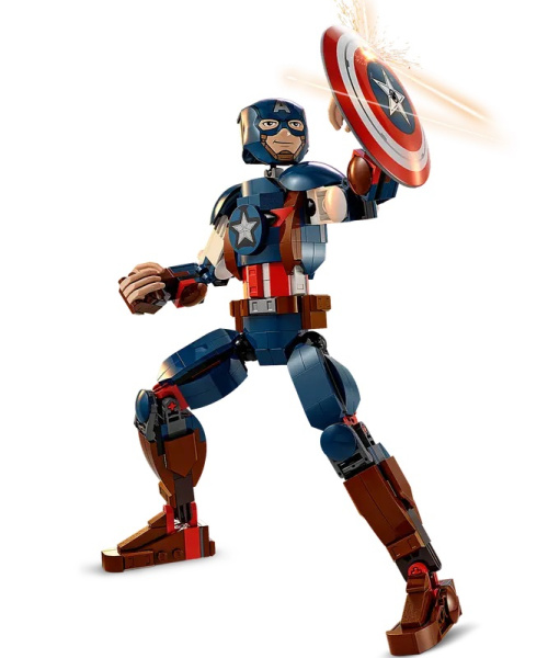 Конструктор LEGO Marvel Super Heroes - Сборная фигурка Капитана Америки (76258)