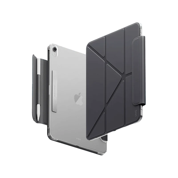 Чехол UniqCamden Lite (Detachable Pencil sleeve) Charcoal Grey для iPad 11 (2025)/10 (2022)
