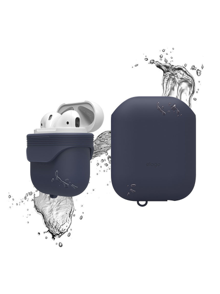 Водонепроницаемый чехол Elago Waterproof Case для AirPods 2, цвет Синий "Индиго" (EAPWF-BA-JIN)