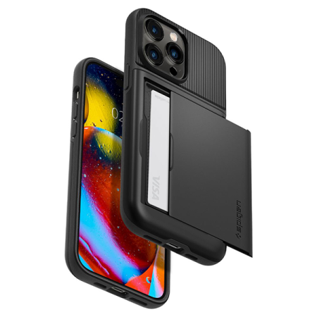 Чехол SPIGEN SLIM ARMOR CS для IPHONE 14 PRO BLACK, цвет Черный (8809811863666)