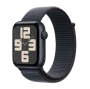 Apple Watch SE (2024), 44 мм корпус из алюминия цвета «Midnight», ремешок Sport Loop цвета «Ink»