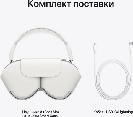 Наушники Apple AirPods Max Silver, серебристый