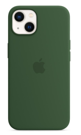 Чехол Silicone Case MagSafe Premium для iPhone 13, Clover, цвет Зеленый клевер