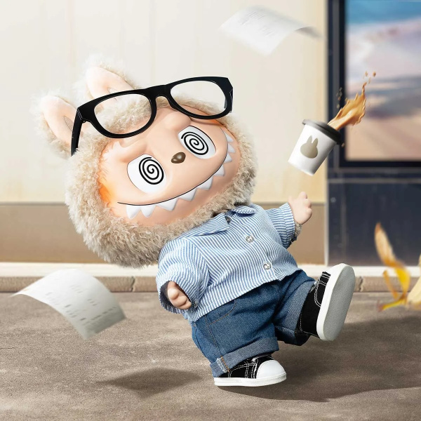 Коллекционная фигурка POP MART LABUBU The Monsters FLIP WITH ME, 40 см