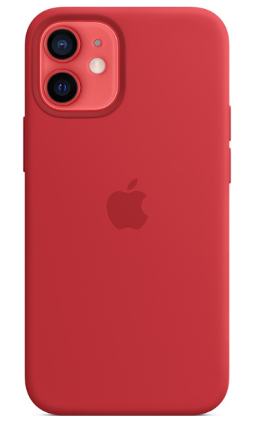 Чехол для iPhone 12 Mini Silicone Case Red, цвет Красный