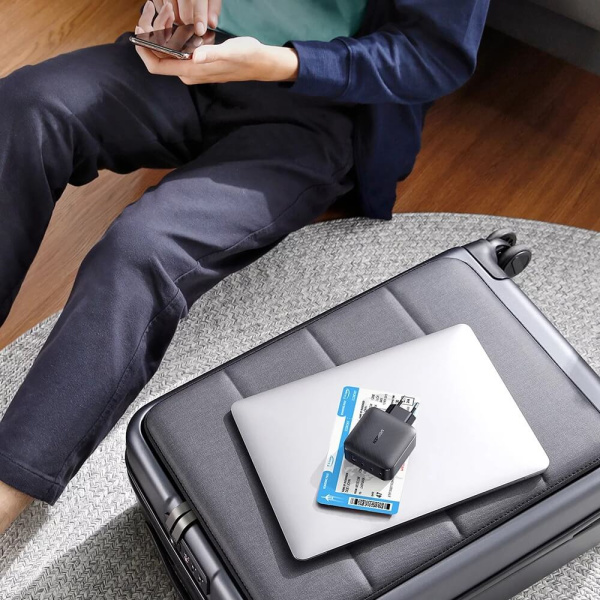 Сетевое зарядное устройство Ugreen GaN Tech Fast Charger [USB + 3xType-C] 65W (CD224), Black