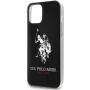 Чехол CG Mobile U.S. Polo Assn. PC/TPU Shiny Double horse Hard для iPhone 12 Pro Max, цвет Черный (USHCP12LTPUHRBK)