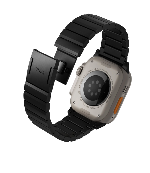 Ремешок Uniq Strova MAG Strap Link Steel для Apple Watch 49/45/44/42 mm, Black