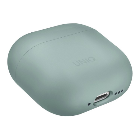 Чехол Uniq LINO Liquid silicone Iceplant Green для Airpods 4 чехол, зеленый