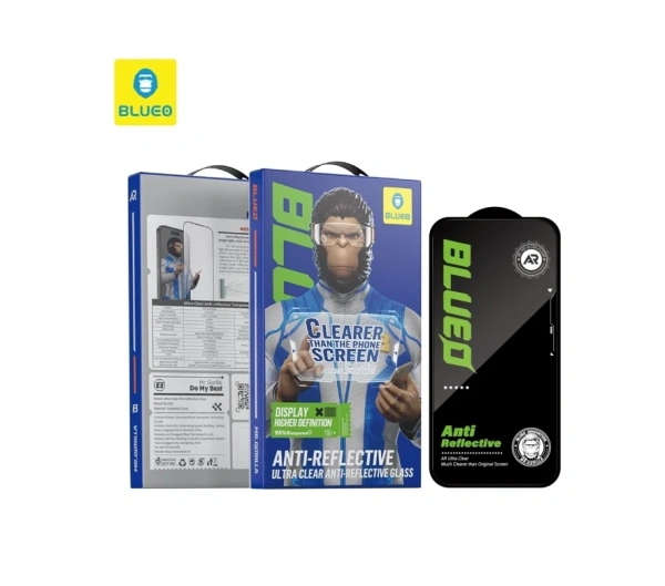 Защитное стекло BlueO для iPhone 18 Pro Max/17 Pro Max/16 Pro Max, AR Anti-reflective, с антибликовым покрытием