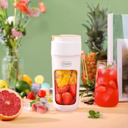 Соковыжималка комбинированная Xiaomi Zhenmi Portable Juicer Cup 340ml, White (ZMGZ-J5)