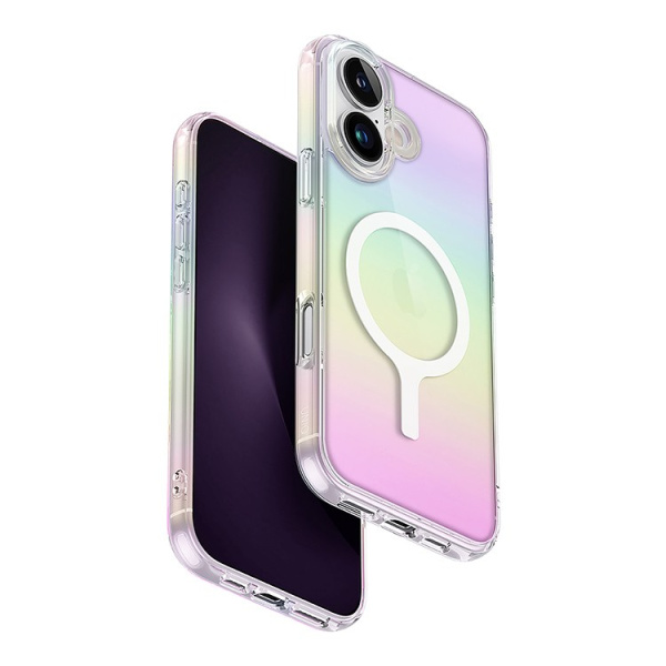 Чехол Uniq Iridescia (hologrophic) Holo Quartz (Magsafe) для iPhone 16