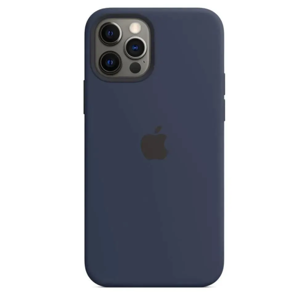 Чехол для iPhone 12/12 Pro Silicone Case Navi Blue, цвет Синий