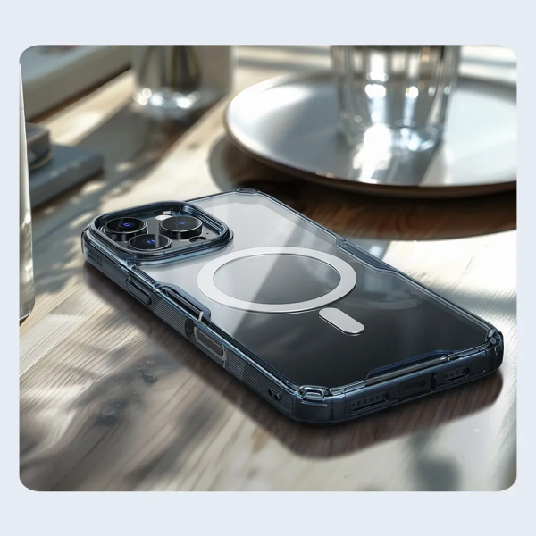 Чехол Nillkin чехол Nature TPU Pro Magnetic Blue для iPhone 16 Pro