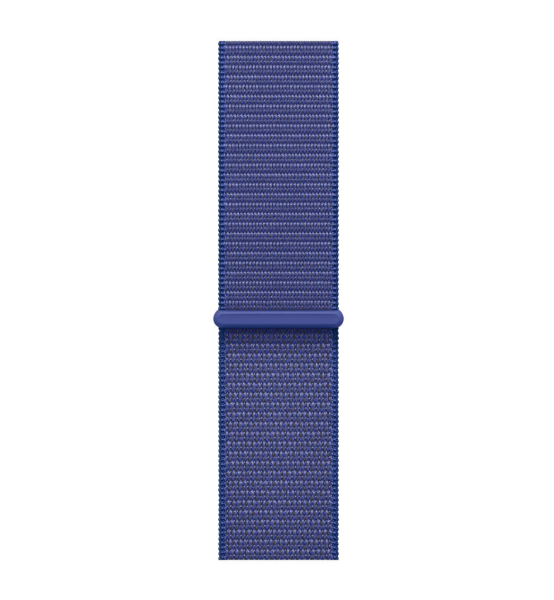 Apple Watch SE (2024), 44 мм корпус из алюминия цвета «Midnight», ремешок Sport Loop цвета «Ultramarine»