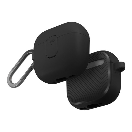 Чехол Uniq CLYDE Lock case Charcoal/Dark Grey для Airpods 4